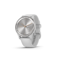 Garmin vivomove Trend Silver Stainless Steel Bezel with Mist Grey Case and Silicone Band