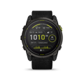 Garmin Enduro 3Carbon gray DLC titanium with black UltraFit nylon strap