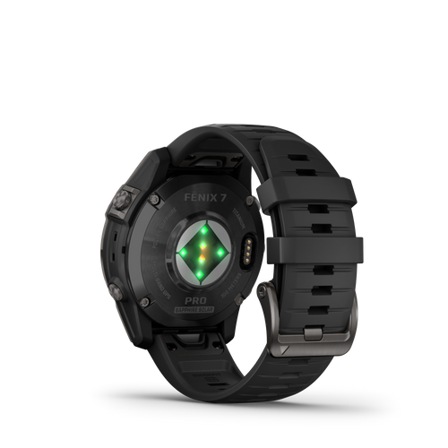 Garmin Fenix 7 Pro Sapphire Solar Edition- Carbon Gray DLC Titanium with Black Band