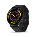Venu 3 Slate Stainless Steel Bezel with Black Case
and Silicone Band
