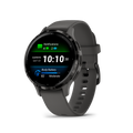 Venu 3S Slate Stainless Steel Bezel  with Pebble Gray
Case and Silicone Band