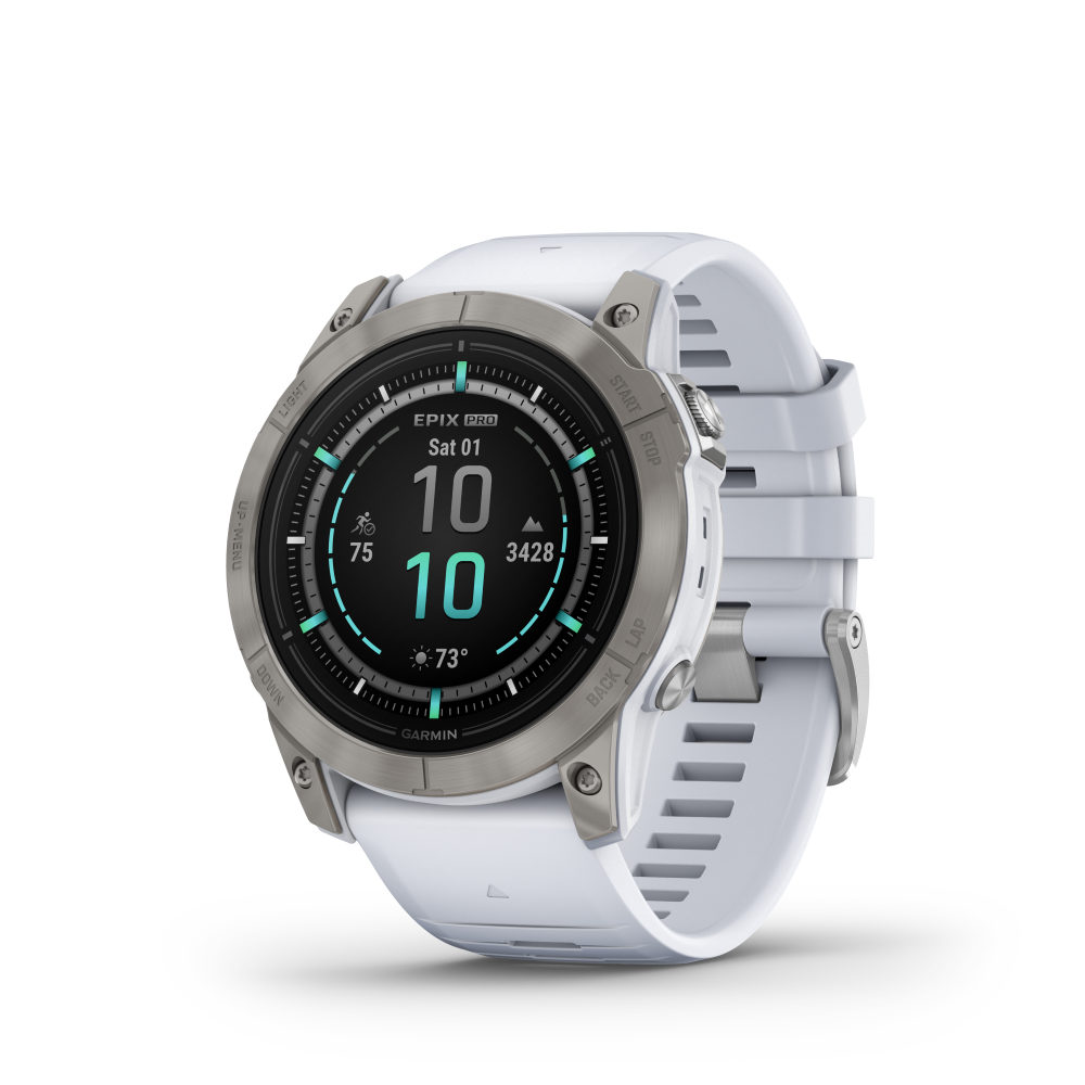 Garmin Epix Pro Gen 2 Sapphire Edition 51 mm-Titanium with Whitestone Band