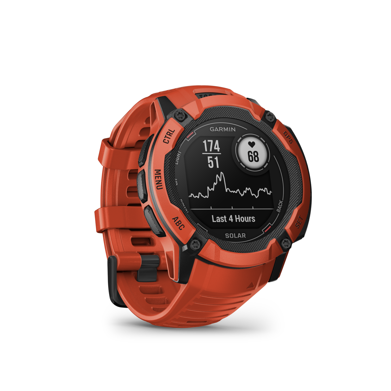 Garmin Instinct 2X Solar-Flame Red