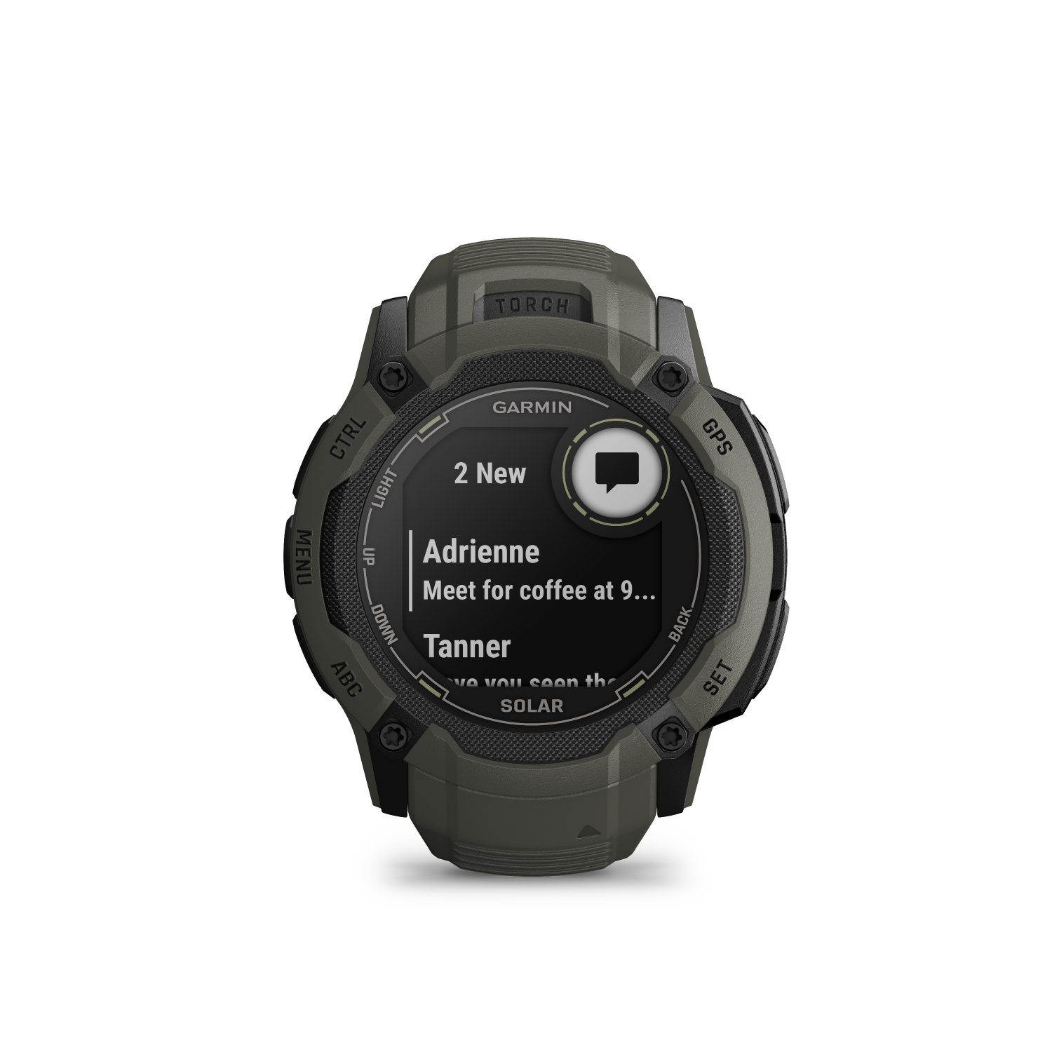 Garmin Instinct 2X Solar-Moss