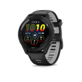 Garmin Forerunner 265Black Bezel and Case with Black/Powder Gray Silicone Band