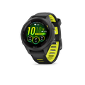 Garmin Forerunner 265SBlack Bezel and Case with Black/Amp Yellow Silicone Band