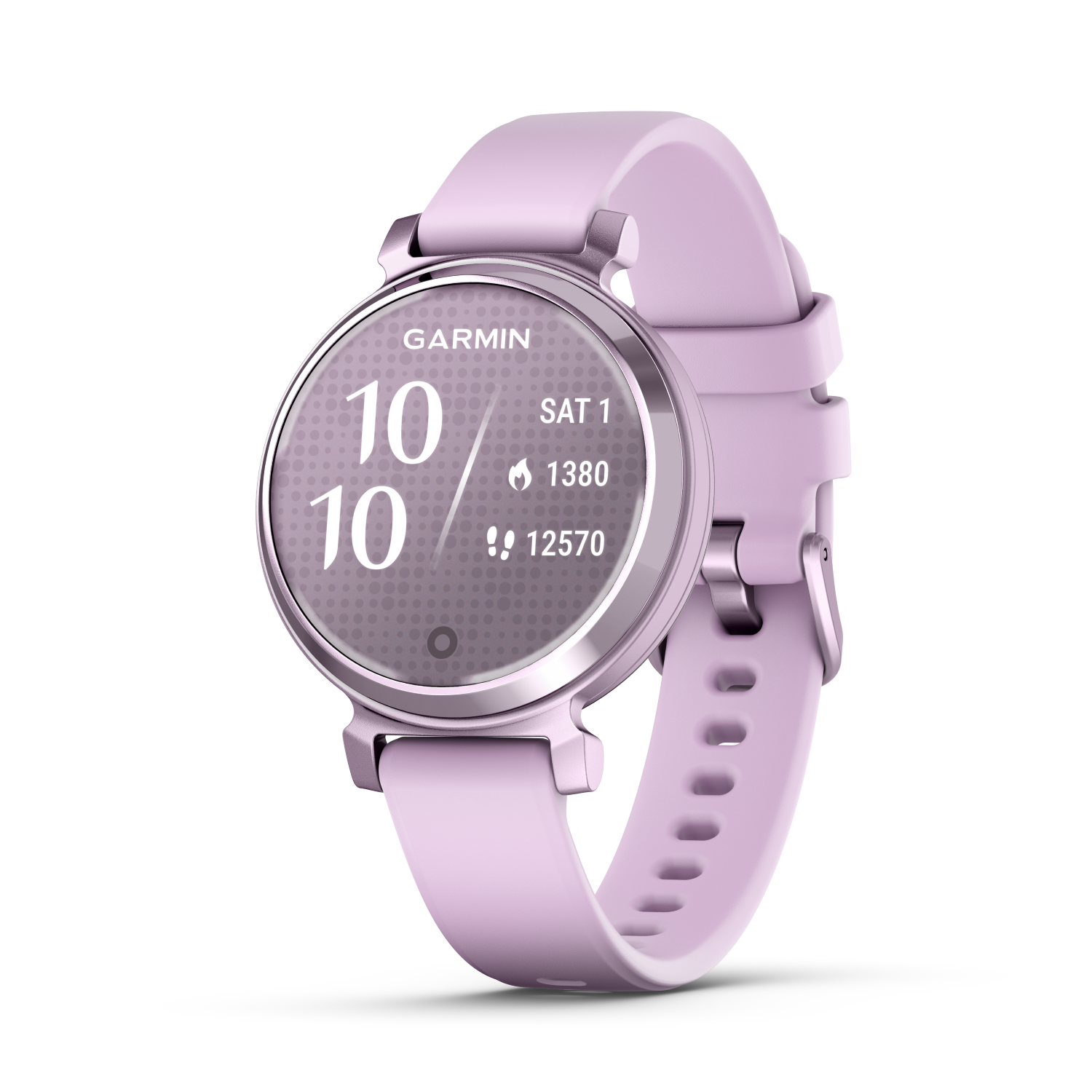 Garmin Lily 2Metallic Lilac with Lilac Silicone Band