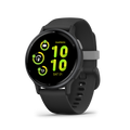 Garmin Vivoactive 5-Cream gold aluminium bezel with ivory case and silicone band