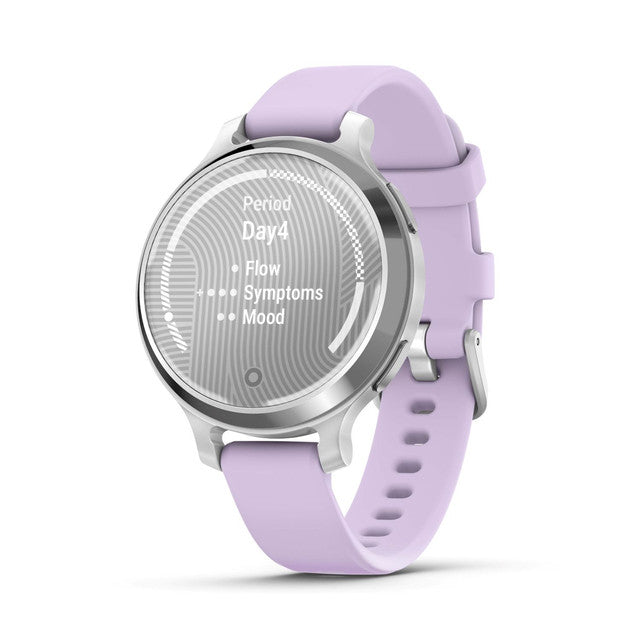 Garmin Lily 2 ActiveSilver with Jasmine
Silicone Band