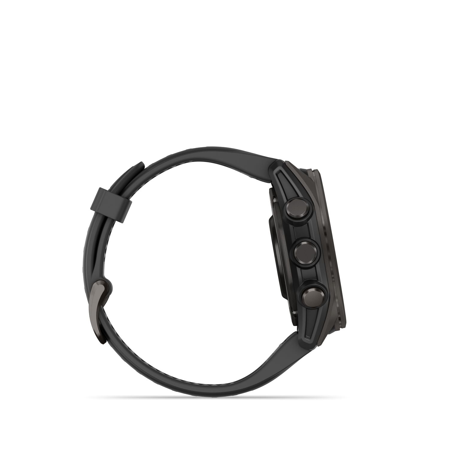 Garmin Fenix 8 - 43 mm, Amoled, Sapphire-Carbon gray DLC titanium with black/pebble gray silicone band
