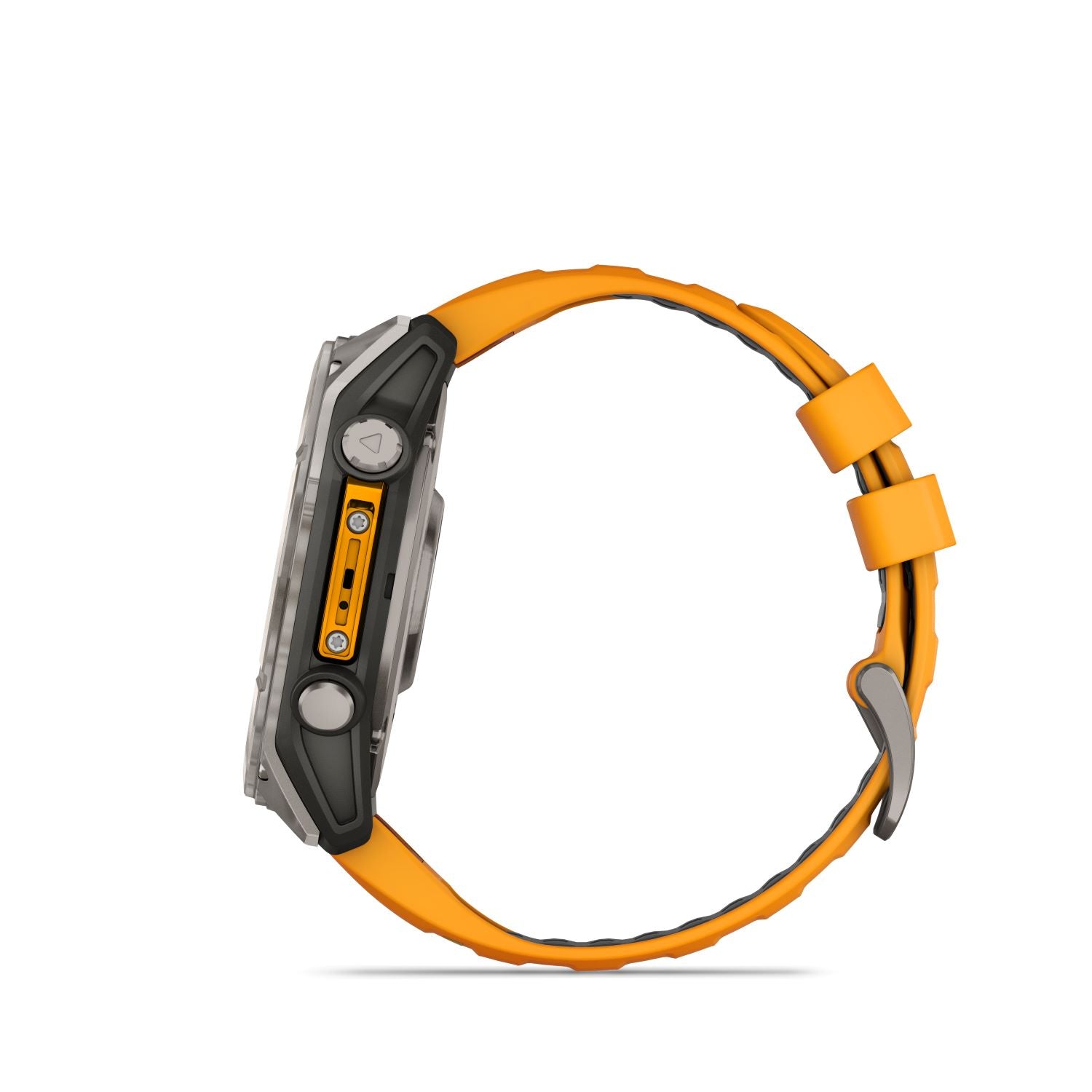 Garmin Fenix 8 – 51 mm, Amoled Sapphire-Titanium with spark orange/graphite silicone band