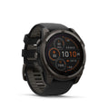 Garmin Fenix 8 – 51 mm, Solar, Sapphire- Carbon gray DLC titanium with black/pebble gray silicone band