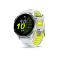 Garmin Forerunner 970Titanium with Whitestone Case and 
Whitestone/Translucent Amp Yellow Band