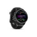 Garmin Forerunner 570 - 42MMSlate Gray Aluminium with Translucent Black/ Black 
Band