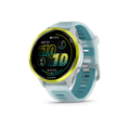 Garmin Forerunner 570 - 47MMAmp Yellow Aluminium with Translucent 
Whitestone/Turquoise Band