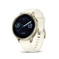 Garmin Venu 4 - 41 mm Lunar Gold with Bone Silicone Band