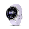Garmin Venu 4 - 41 mm Silver with Periwinkle Silicone Band