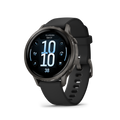 Garmin Venu 4 - 41 mm Slate with Black Silicone Band