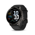 Garmin Venu 4 - 45 mmSlate with Black Silicone Band