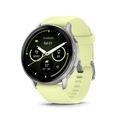 Garmin Venu 4 - 45 mmSilver with Citron Silicone band