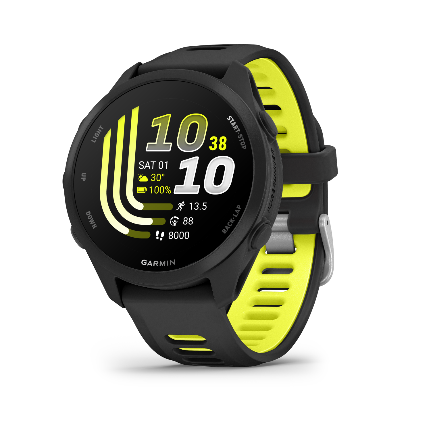 Garmin Forerunner 170 GPSBlack with Black/Amp Yellow Band